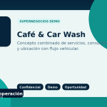 Café & Car Wash en operación foto 2