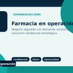 Farmacia en operación foto 2