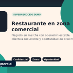 Restaurante en zona comercial foto 3